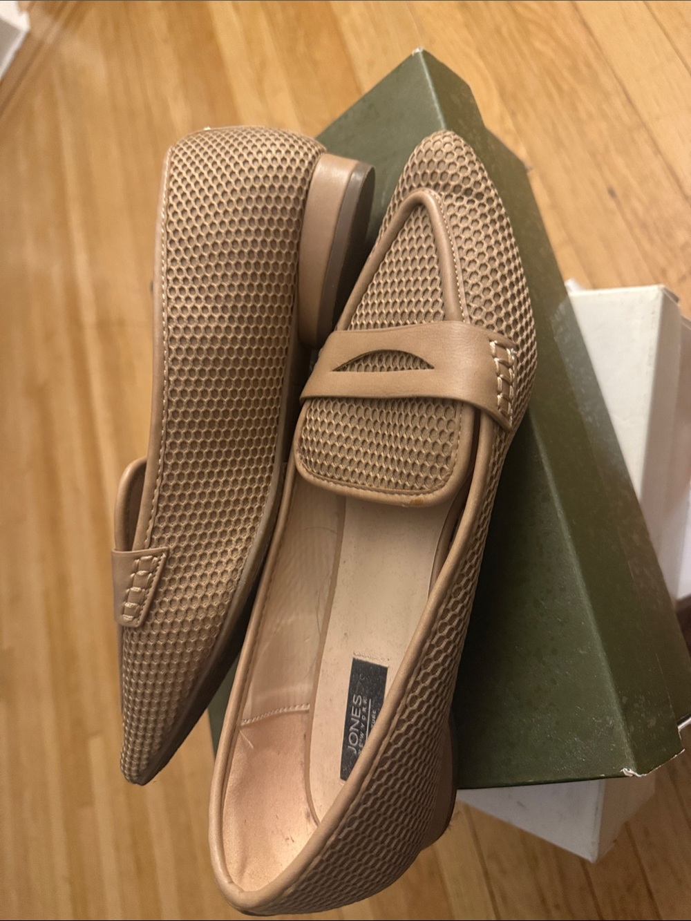 JONES NY Tan Women's Loafers - Classic Slip-On Style